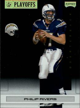 2007 Playoff NFL Playoffs - Gold Metalized #82 Philip Rivers Front