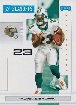 2007 Playoff NFL Playoffs - Platinum #53 Ronnie Brown Front