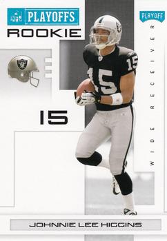 2007 Playoff NFL Playoffs - Platinum #119 Johnnie Lee Higgins Front