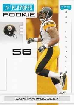 2007 Playoff NFL Playoffs - Platinum #163 LaMarr Woodley Front