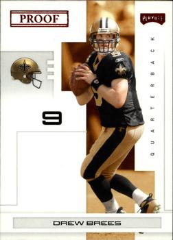 2007 Playoff NFL Playoffs - Red Proof #60 Drew Brees Front