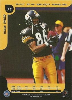 1999 Playoff Momentum SSD #78 Hines Ward Back