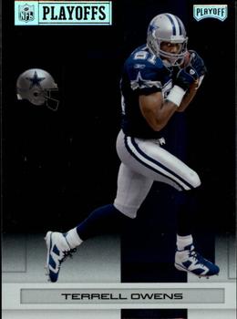 2007 Playoff NFL Playoffs - Silver Metalized #25 Terrell Owens Front