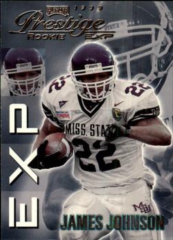 1999 Playoff Prestige EXP #EX10 James Johnson Front