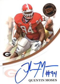2007 Press Pass - Autographs Bronze #NNO Quentin Moses Front