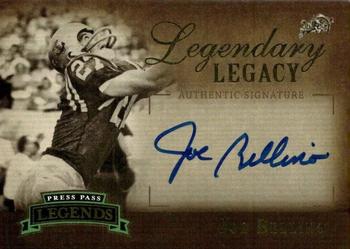 2007 Press Pass Legends - Legendary Legacy Autographs Gold #LL-JB1 Joe Bellino Front