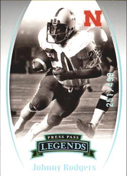 2007 Press Pass Legends - Silver #S-84 Johnny Rodgers Front
