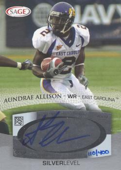 2007 SAGE - Autographs Silver #A2 Aundrae Allison Front