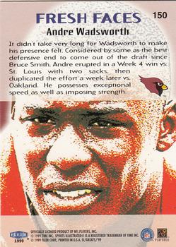 1999 Sports Illustrated #150 Andre Wadsworth Back