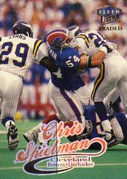 1999 Ultra #24 Chris Spielman Front