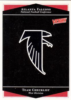 1999 Upper Deck Victory #11 Atlanta Falcons Checklist Front