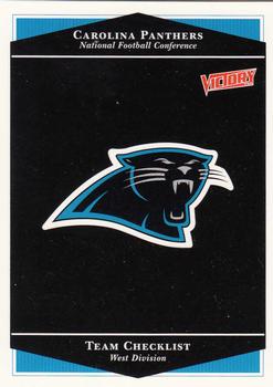 1999 Upper Deck Victory #36 Carolina Panthers Checklist Front