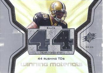 2007 SPx - Winning Materials Stats Jersey #WMS-MC Deuce McAllister Front