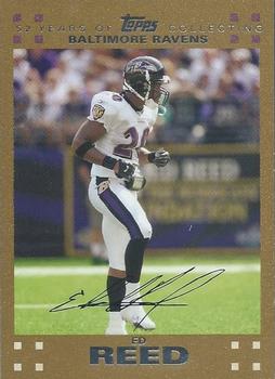 2007 Topps - Gold #245 Ed Reed Front