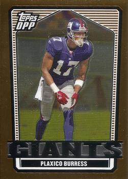 2007 Topps Draft Picks & Prospects - Chrome Bronze #43 Plaxico Burress Front