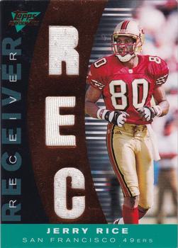 2007 Topps Performance - Skill Sets Receivers Triple Relics Bronze #SSW-JR Jerry Rice Front