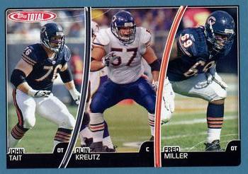 2007 Topps Total - Blue #282 Olin Kreutz / John Tait / Fred Miller Front