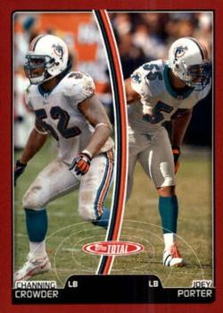 2007 Topps Total - Red #224 Channing Crowder / Joey Porter Front