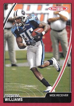 2007 Topps Total - Red #262 Roydell Williams Front