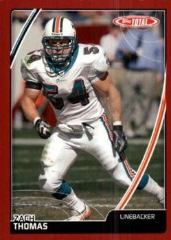 2007 Topps Total - Red #311 Zach Thomas Front