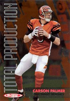 2007 Topps Total - Total Production #TP3 Carson Palmer Front