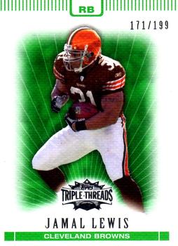 2007 Topps Triple Threads - Emerald #48 Jamal Lewis Front