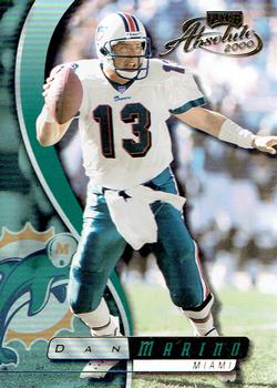 2000 Playoff Absolute #80 Dan Marino Front