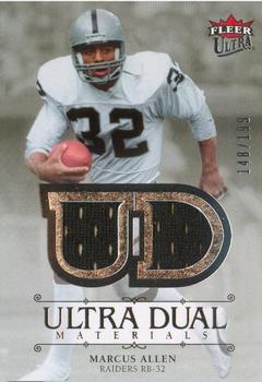 2007 Ultra - Dual Materials Silver #UDM-MA Marcus Allen Front