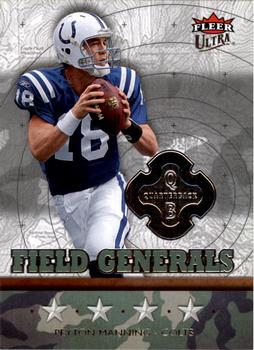 2007 Ultra - Field Generals #FG-PM Peyton Manning Front