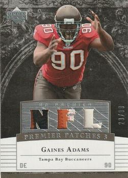 2007 Upper Deck Premier - Patches Triple #PP3-GA Gaines Adams Front