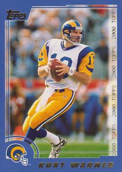 2000 Topps #1 Kurt Warner Front