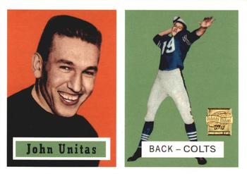 2000 Topps - Johnny Unitas Reprints #R1 Johnny Unitas Front