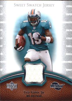 2007 Upper Deck Sweet Spot - Sweet Swatch Jersey #SS-TG2 Ted Ginn Jr. Front