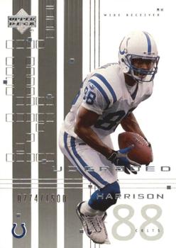 2000 UD Graded #35 Marvin Harrison Front