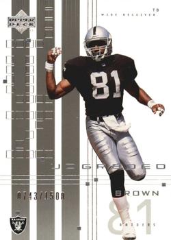 2000 UD Graded #60 Tim Brown Front