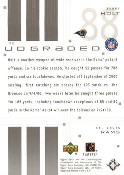 2000 UD Graded #70 Torry Holt Back