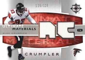 2007 Upper Deck Ultimate Collection - Ultimate Materials Silver #UM-AC Alge Crumpler Front