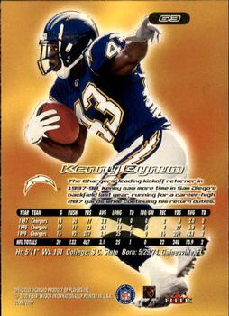 2000 Ultra #63 Kenny Bynum Back