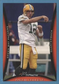 2008 Bowman - Blue #25 Aaron Rodgers  Front