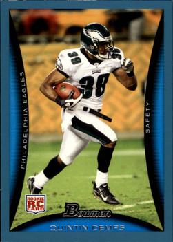 2008 Bowman - Blue #136 Quintin Demps  Front