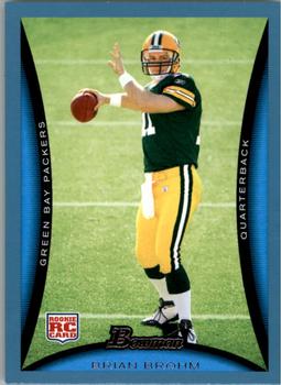 2008 Bowman - Blue #167 Brian Brohm  Front