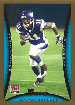 2008 Bowman - Gold #178 Jaymar Johnson  Front