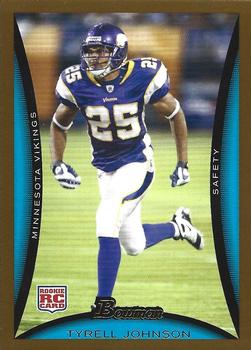 2008 Bowman - Gold #274 Tyrell Johnson  Front