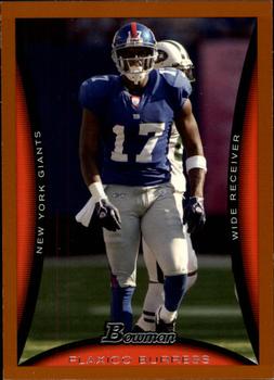 2008 Bowman - Orange #60 Plaxico Burress Front