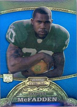 2008 Bowman Sterling - Rookie Blue Refractors #BS3 Darren McFadden Front