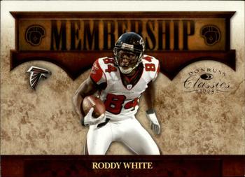 2008 Donruss Classics - Membership #M-17 Roddy White Front