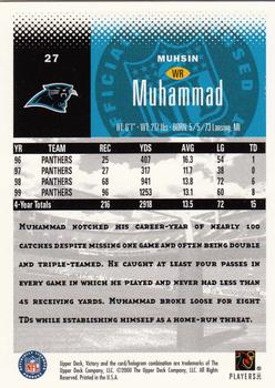 2000 Upper Deck Victory #27 Muhsin Muhammad Back