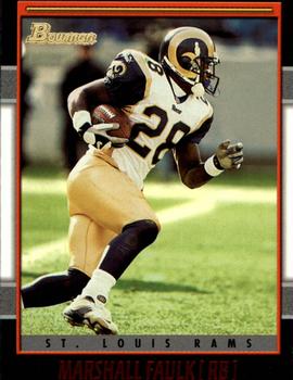 2001 Bowman #14 Marshall Faulk Front