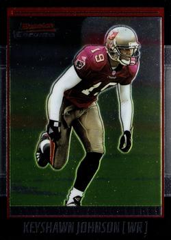 2001 Bowman Chrome #4 Keyshawn Johnson Front