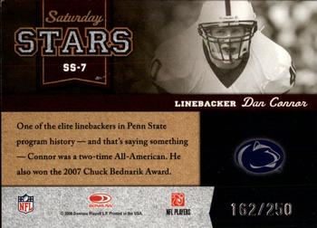 2008 Donruss Classics - Saturday Stars Silver Holofoil #SS-7 Dan Connor Back